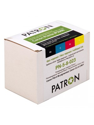 WKŁAD WYMIENNY CANON PIXMA iP3300 (Zestaw 4 szt) (PN-5-8-023) PATRON