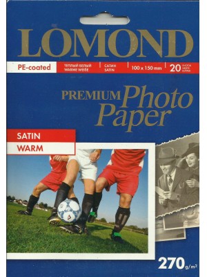 ФотоPAPIER сатин 10X15 Lomond 20шт. 230gm/2