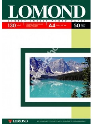 PAPIER Lomond 130 г/м, глянец, А4 50л. Код 0102017