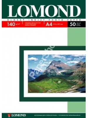 PAPIER Lomond 140 г/м, глянец, А4 50л. Код 0102054