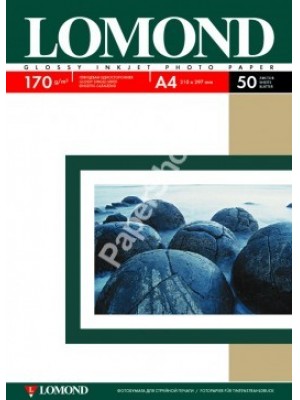 PAPIER Lomond 170 г/м, глянец, А4 50л. Код 0102142