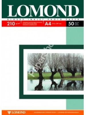 PAPIER Lomond 210 г/м, гляне/матт, А4, 50л. Код 0102021