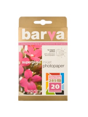 PAPIER BARVA PROFI Белый Суперглянец (IP-R285-034) 10x15 20