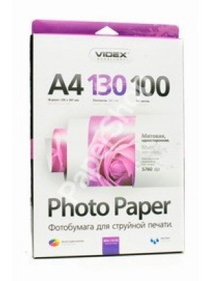 PAPIER Videx 130g/m2 A4 100 листов матовая MKA4-130/100