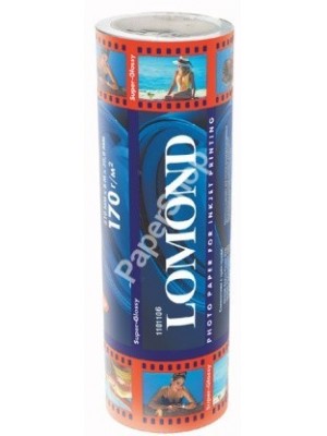 PAPIER Lomond, 170 г/м, супергл., 329ммх8м., рулон код 1101106