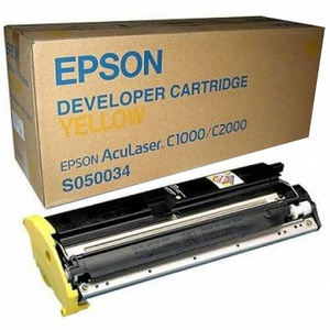 Uzupełnianie tonera EPSON C13S050034 (C1000, C2000) YELLOW