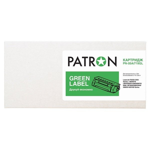 TONER Wkład HP LJ CE505A/CANON 719 (PN-05A/719GL) PATRON GREEN Label