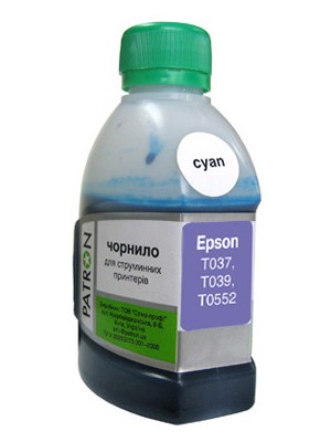 ATRAMENT EPSON T039 (Stylus C45) CYAN (180 г) (PN-E039-094) PATRON