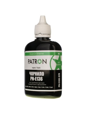 ATRAMENT EPSON T1361 (K101) BLACK (90 г) (SOFT ПИГМЕНТ) (PN-E136-379) PATRON