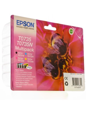 TUSZ EPSON T07354A/T10554A Bk_C_M_Y MULTIPACK (4)