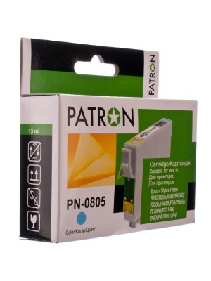 TUSZ EPSON T0805 (PN-0805) LIGHT CYAN PATRON
