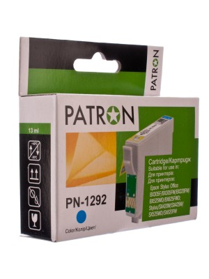 TUSZ EPSON T1292 (PN-1292) CYAN PATRON