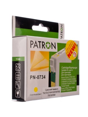 TUSZ EPSON T07344 (PN-0734) (№3) YELLOW PATRON